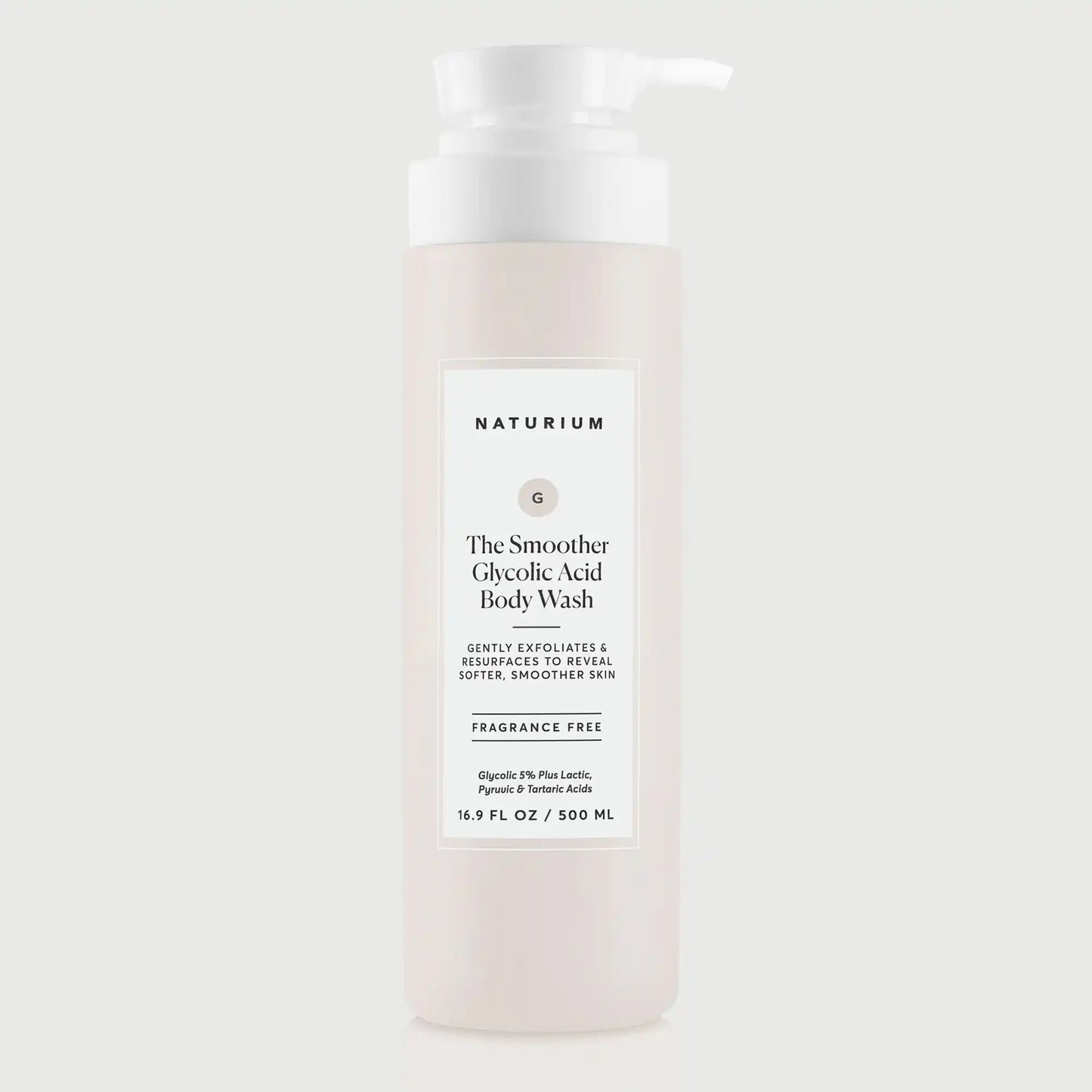 the-smoother-glycolic-acid-exfoliating-body-wash-i9 NATR-40002_The-Smoother_bonebkgd_front.webp